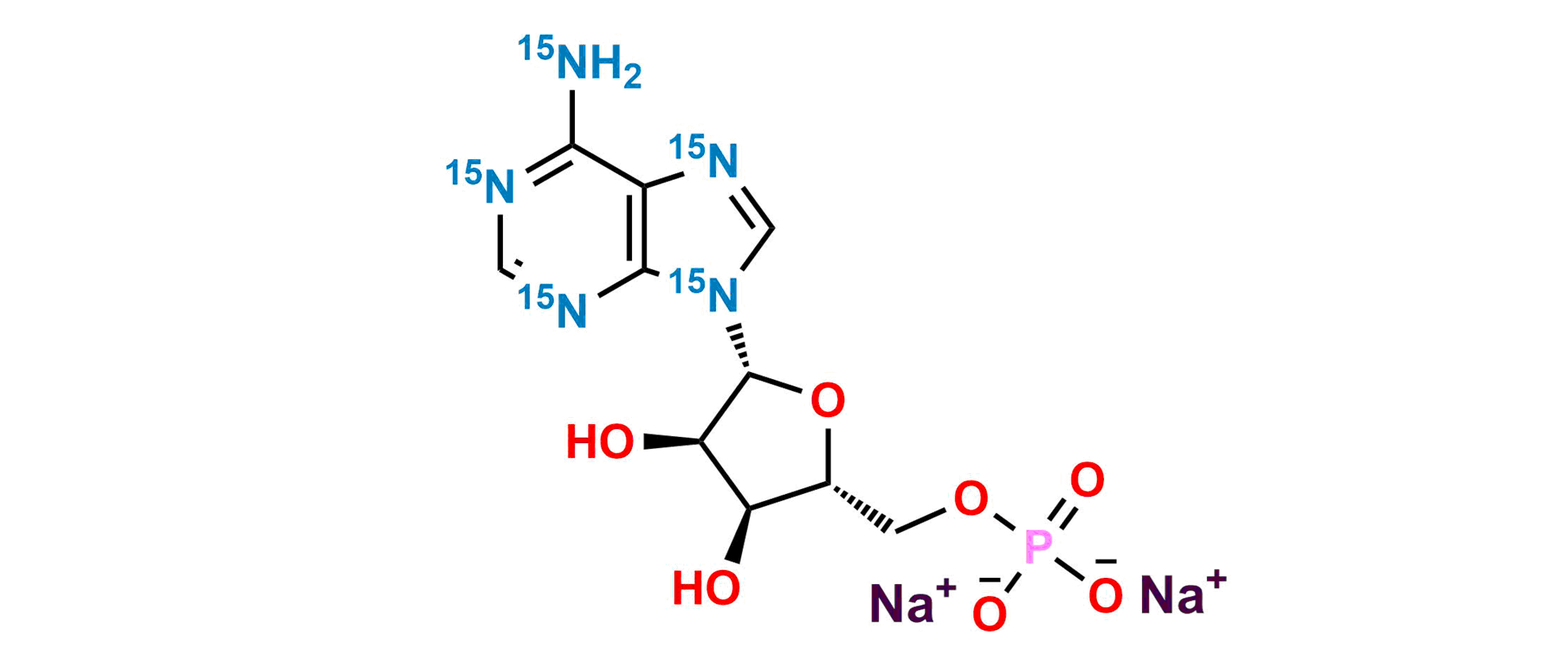 Adenosine-5'-Monophosphate-15N5 (Disodium salt)